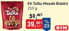 ETİ TUTKU MOZAİK BİSKÜVİ 210 G fiyat ve kampanya bilgisi